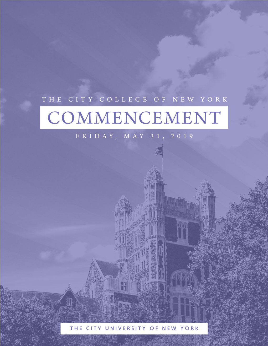 Commencement Friday, May 31, 2019