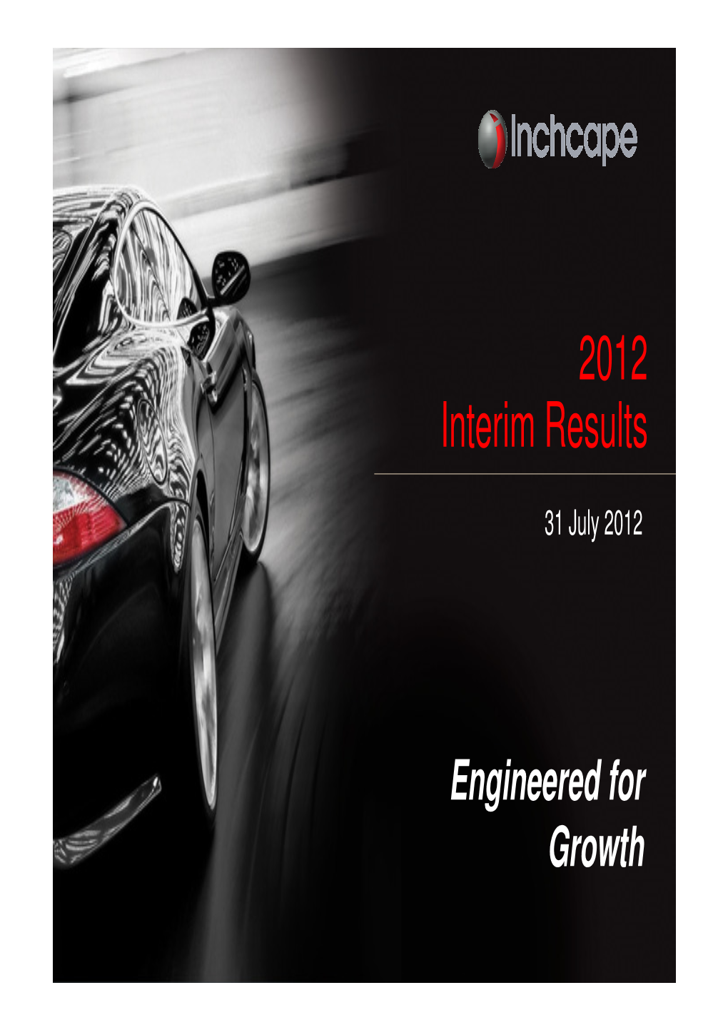 2012 Interim Results Presentation