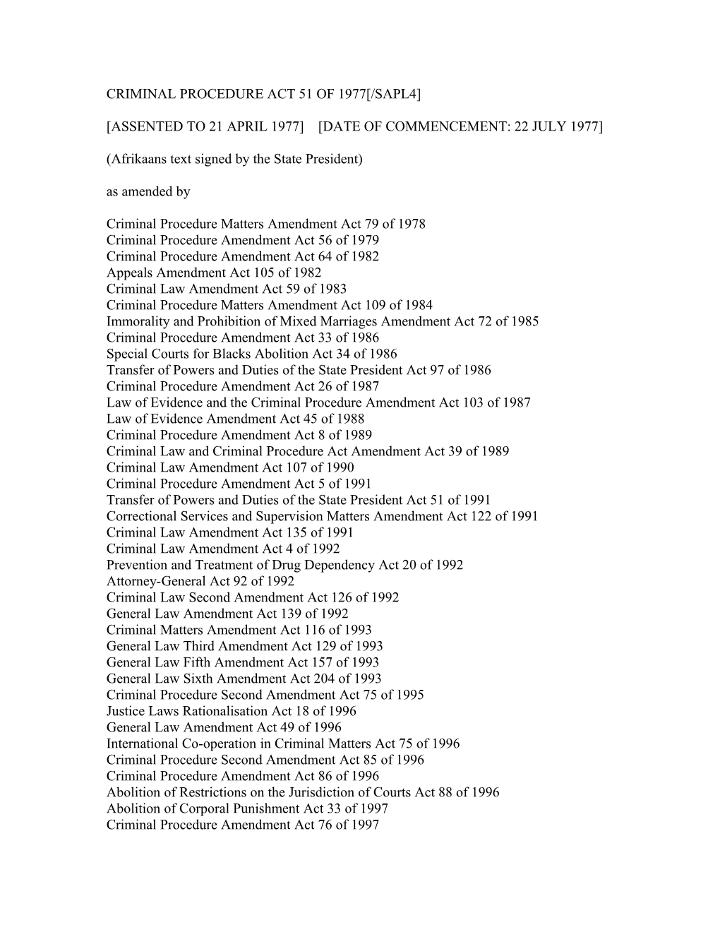 Criminal Procedure Act 51 Of 1977[/Sapl4]