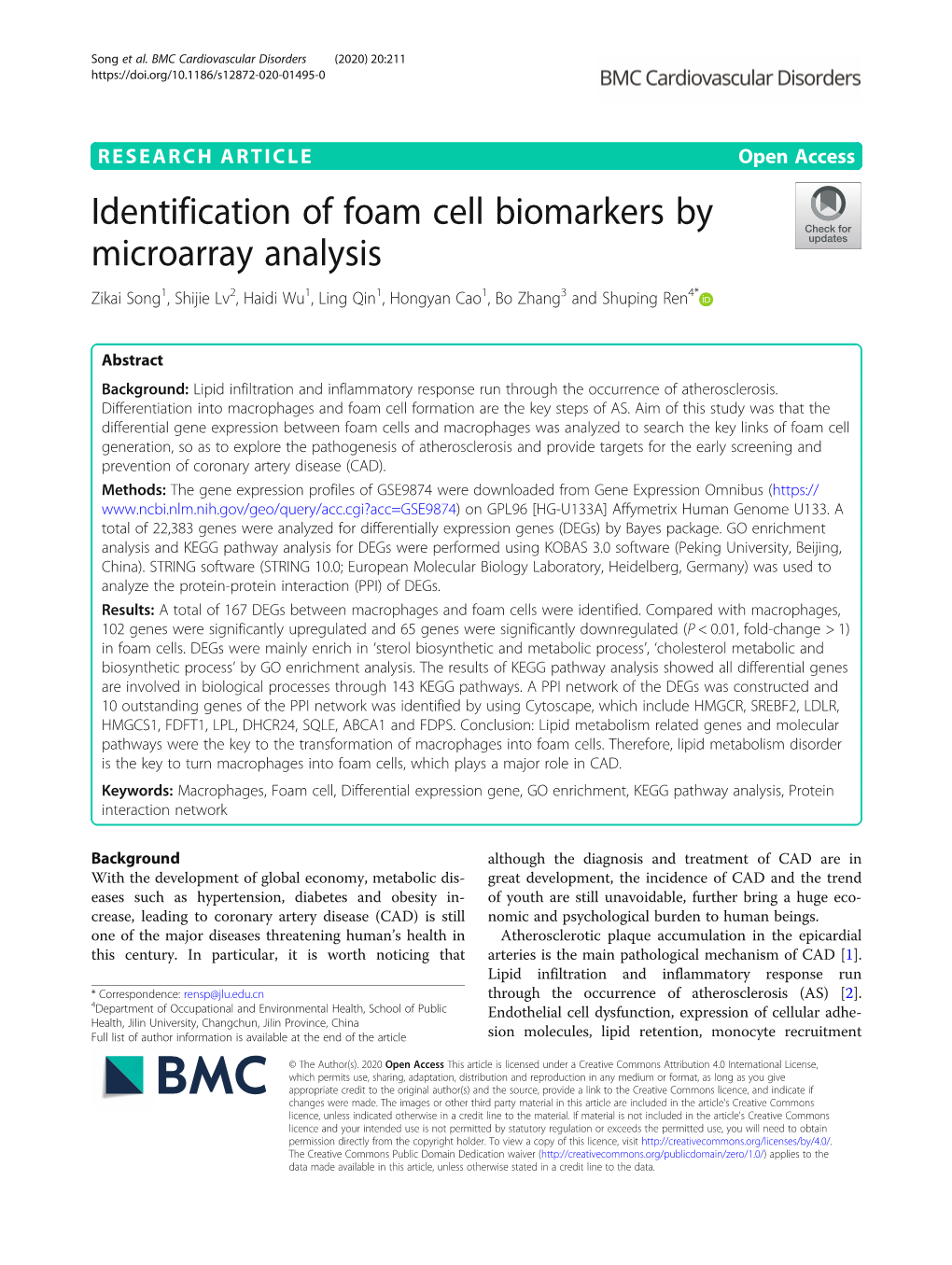 Downloaded from Gene Expression Omnibus ( on GPL96 [HG-U133A] Affymetrix Human Genome U133