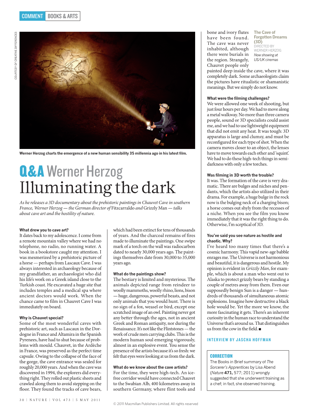 Q&A Werner Herzog