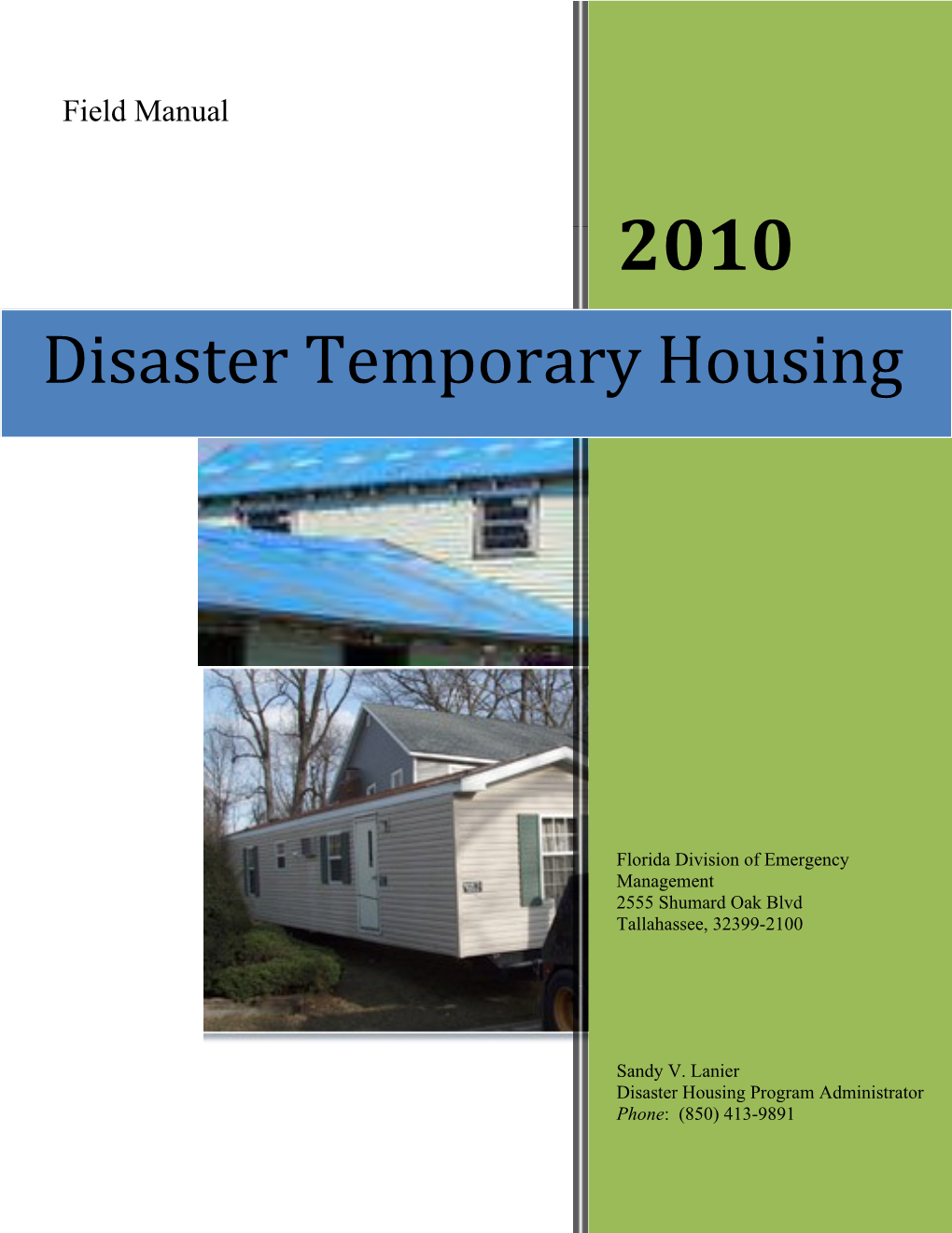 Disaster Temporary Housing