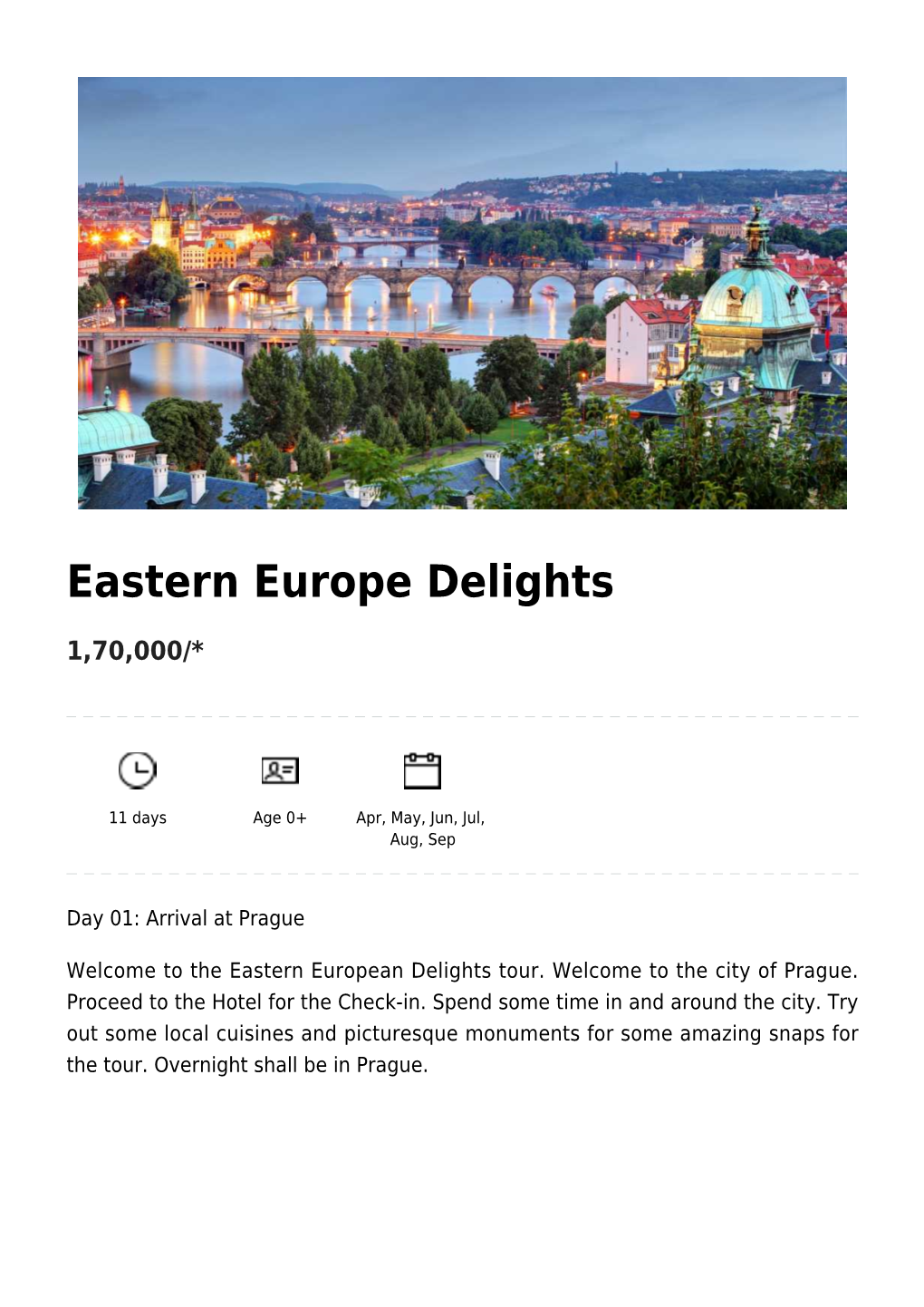 Eastern Europe Delights