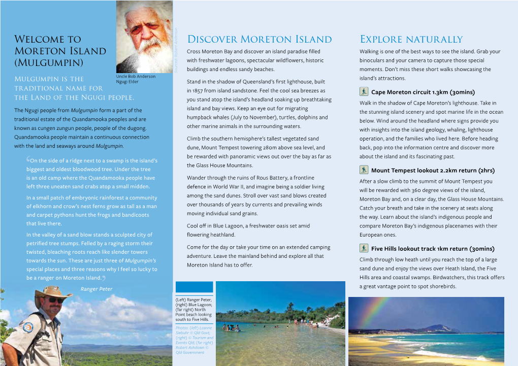 Moreton Island (Mulgumpin) and Surrounds Discovery Guide