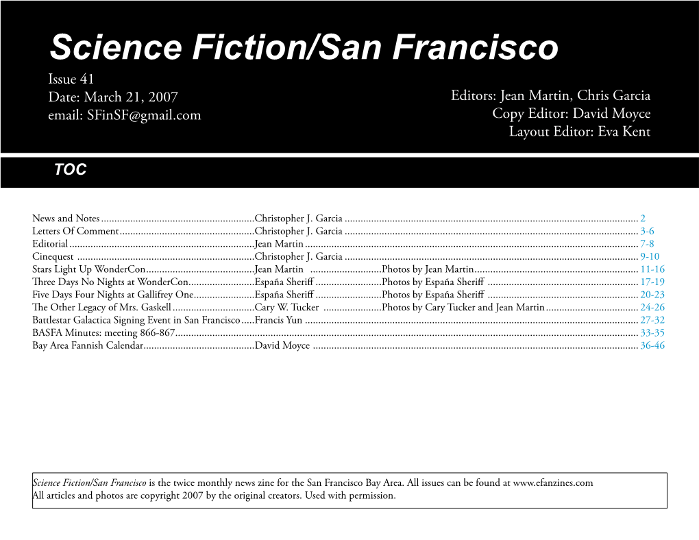 Science Fiction/San Francisco