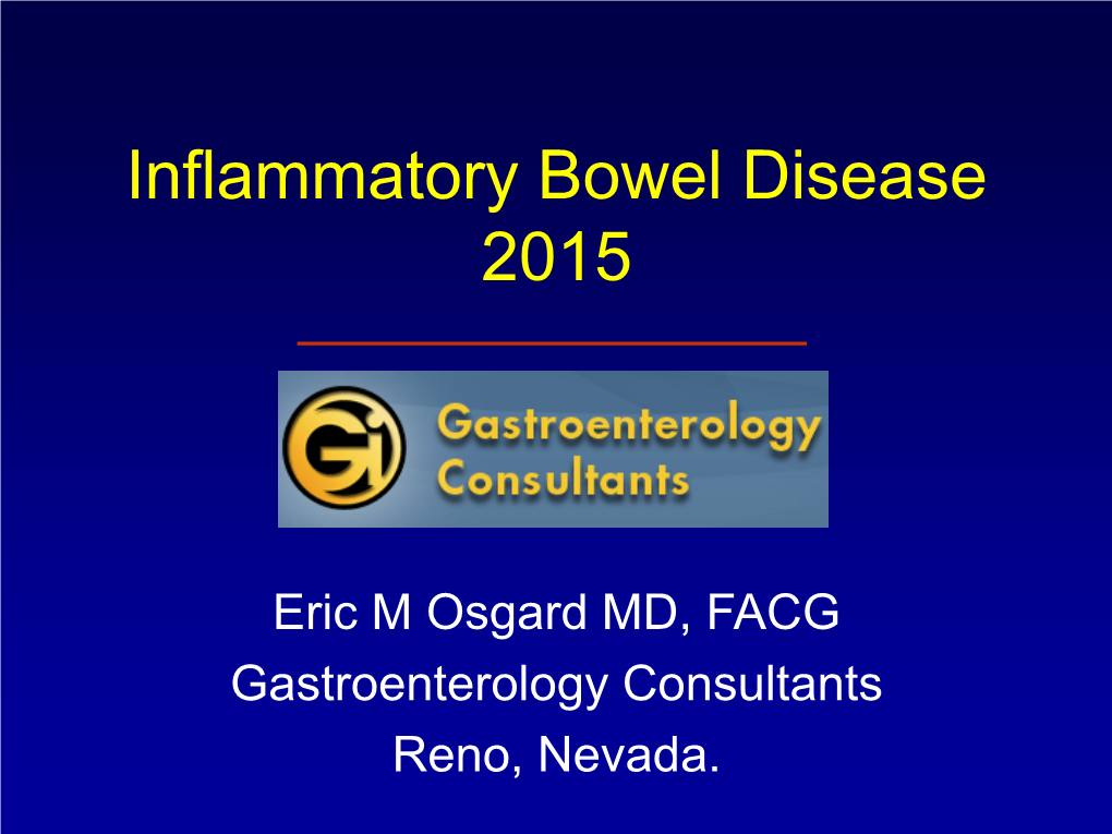 Inflammatory Bowel Disease 2013