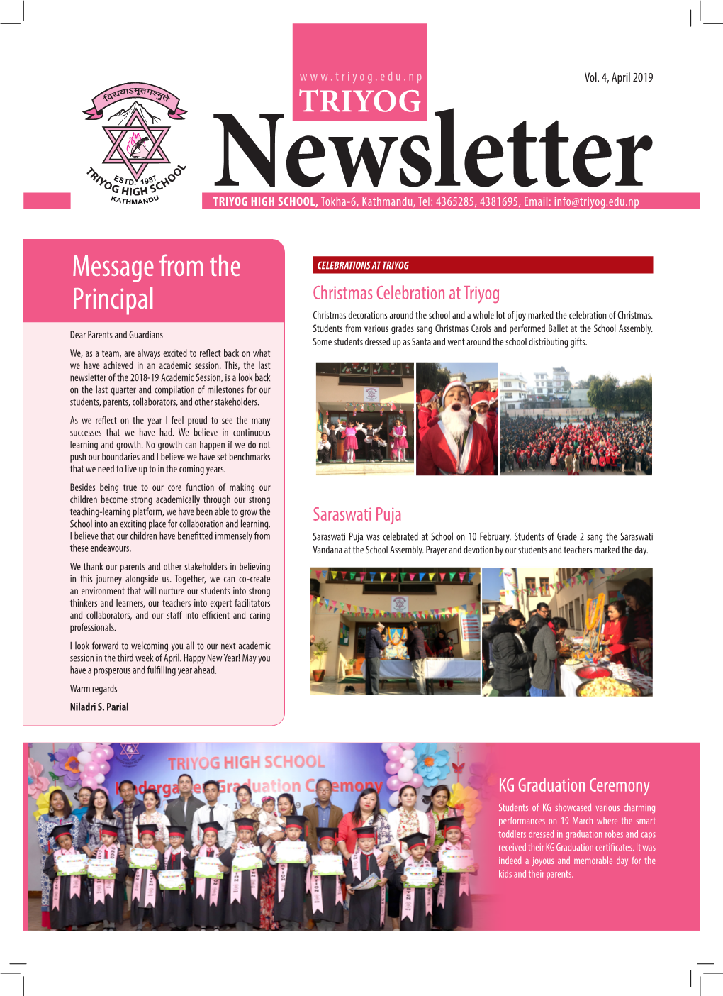 Newsletter TRIYOG