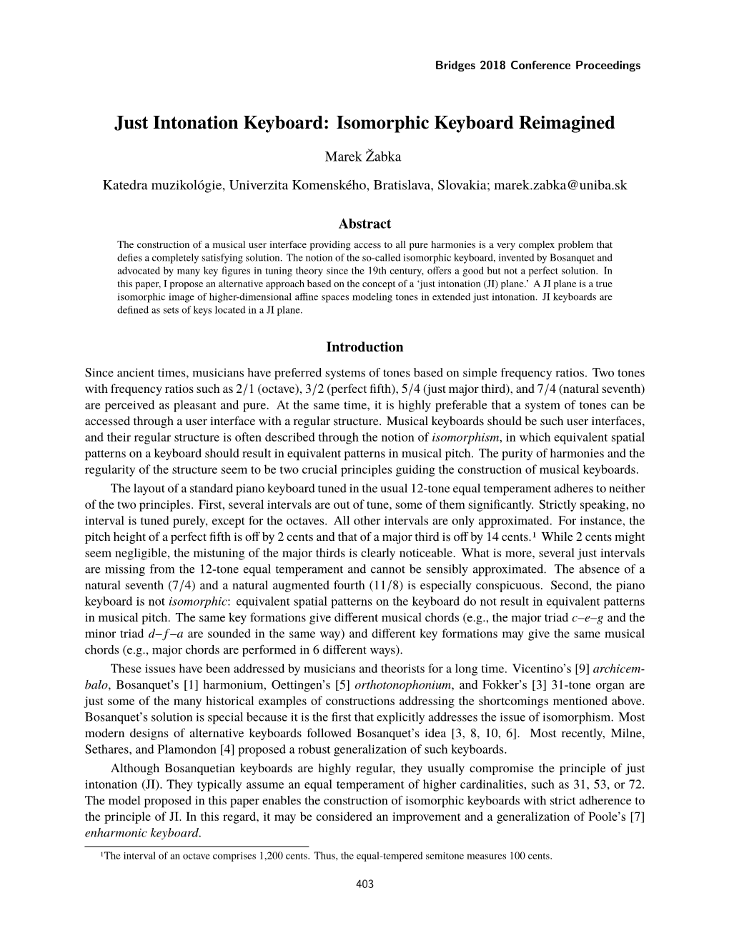 Just Intonation Keyboard: Isomorphic Keyboard Reimagined