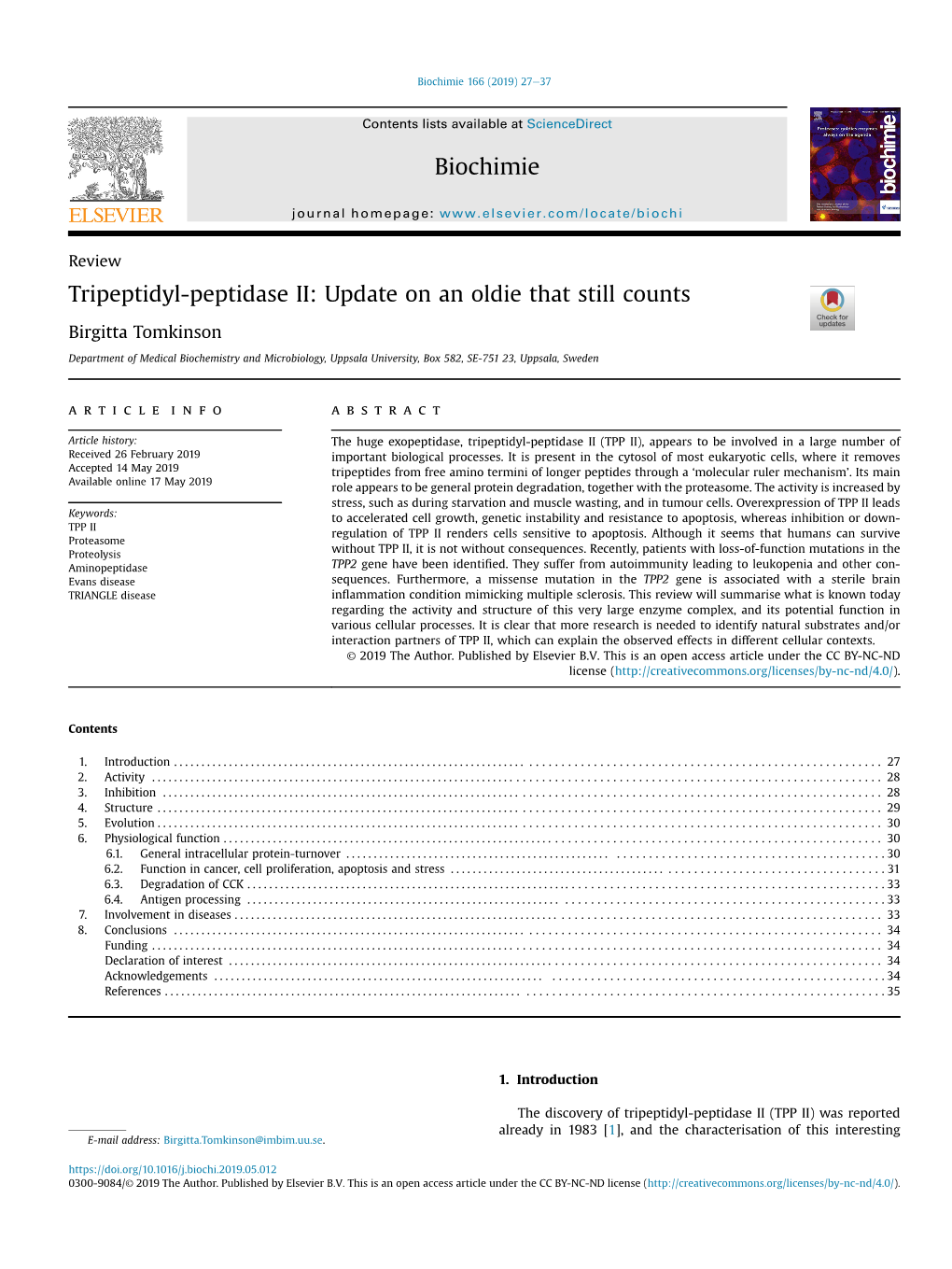 Tripeptidyl-Peptidase II: Update on an Oldie That Still Counts