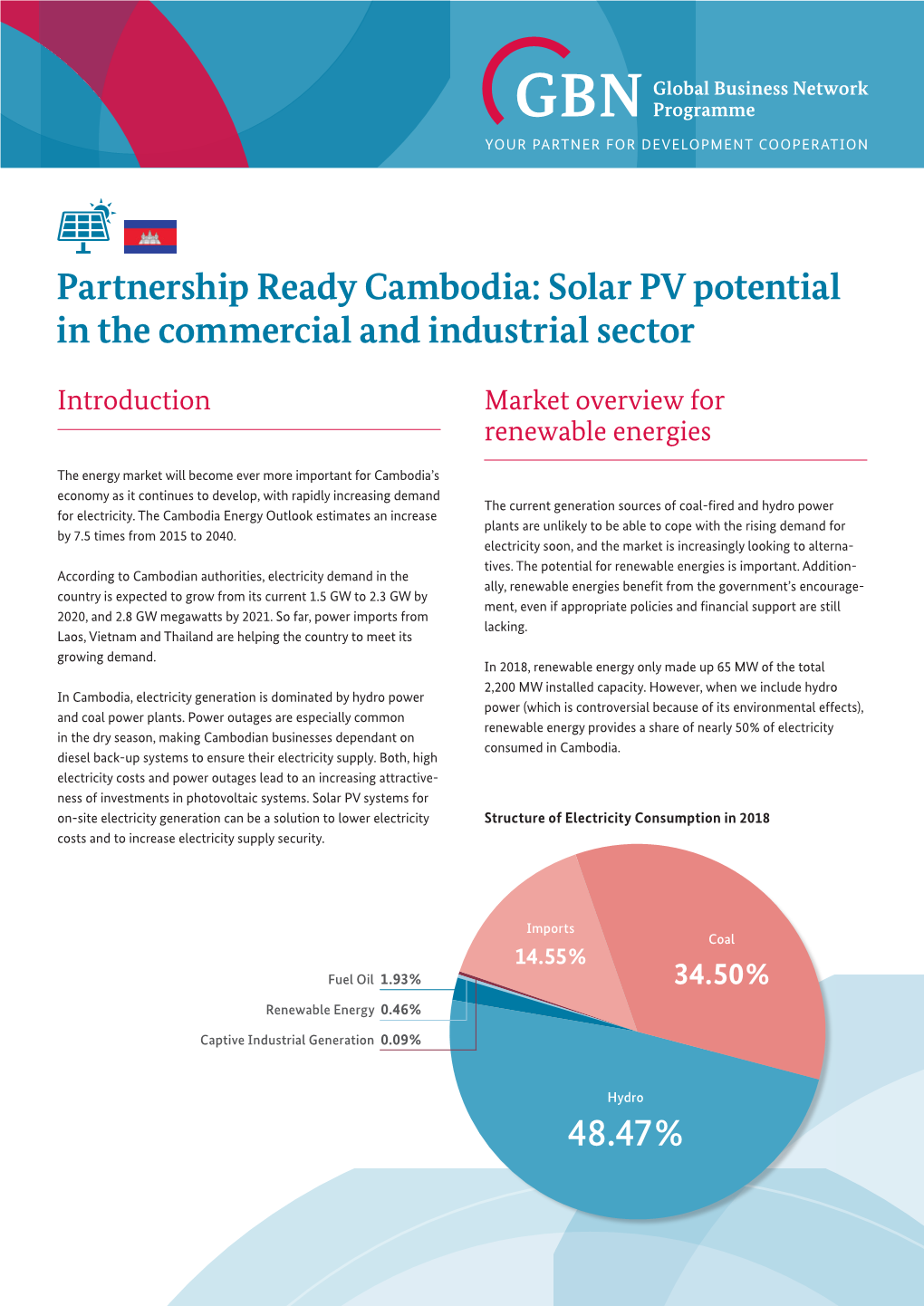 Partnership Ready Cambodia: Solar PV Potential in the Commercial and Industrial Sector