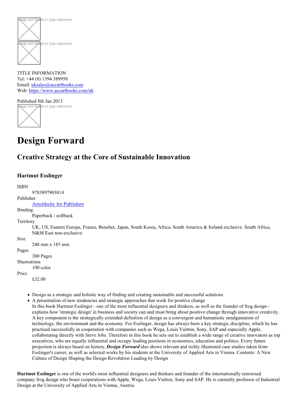 Design Forward Datasheet