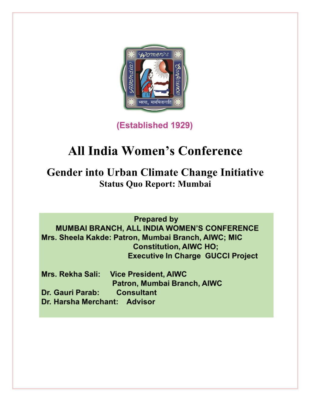 India Women's Conference
