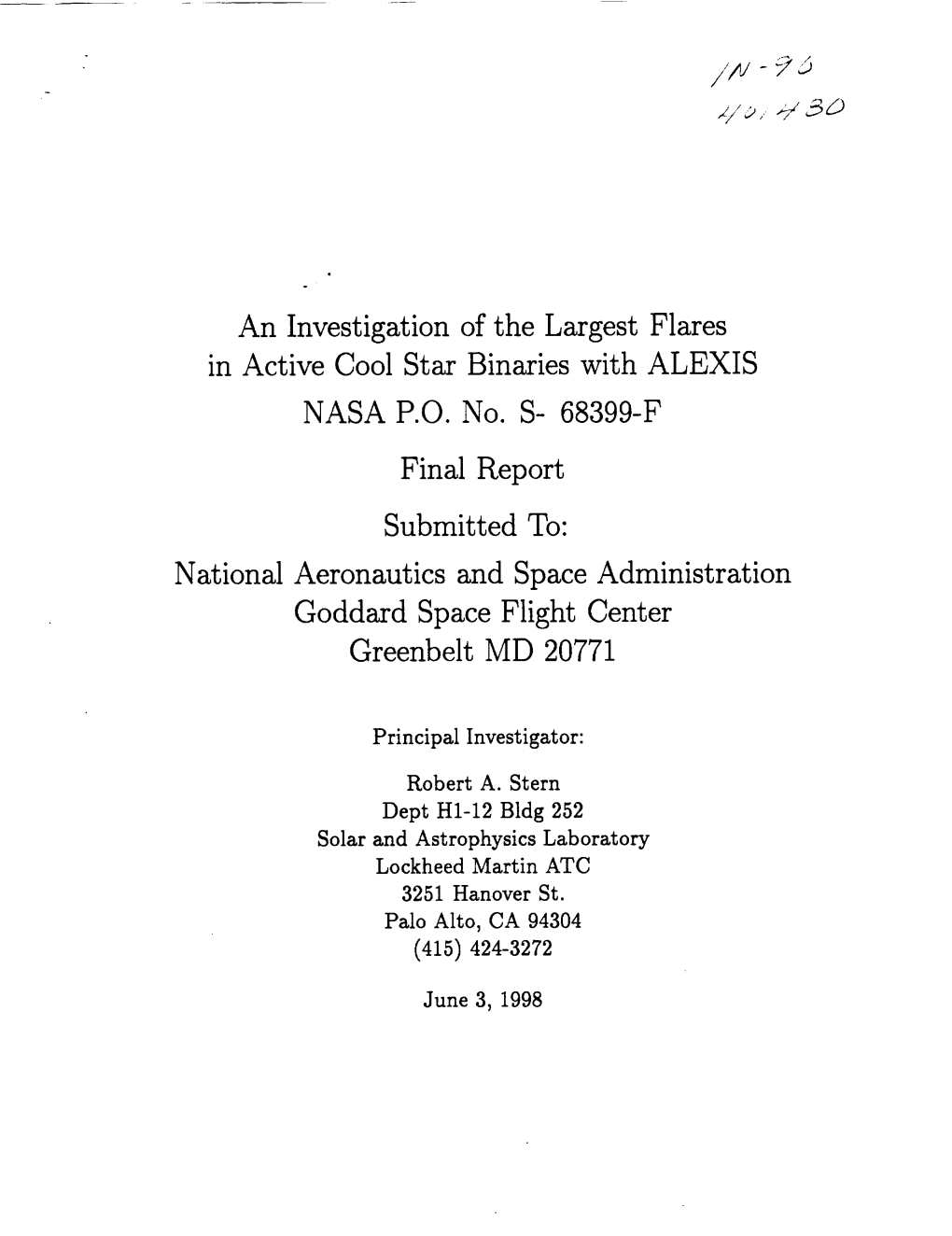 An Investigation of the Largest Flares in Active Cool Star Binaries with ALEXIS NASA P.O