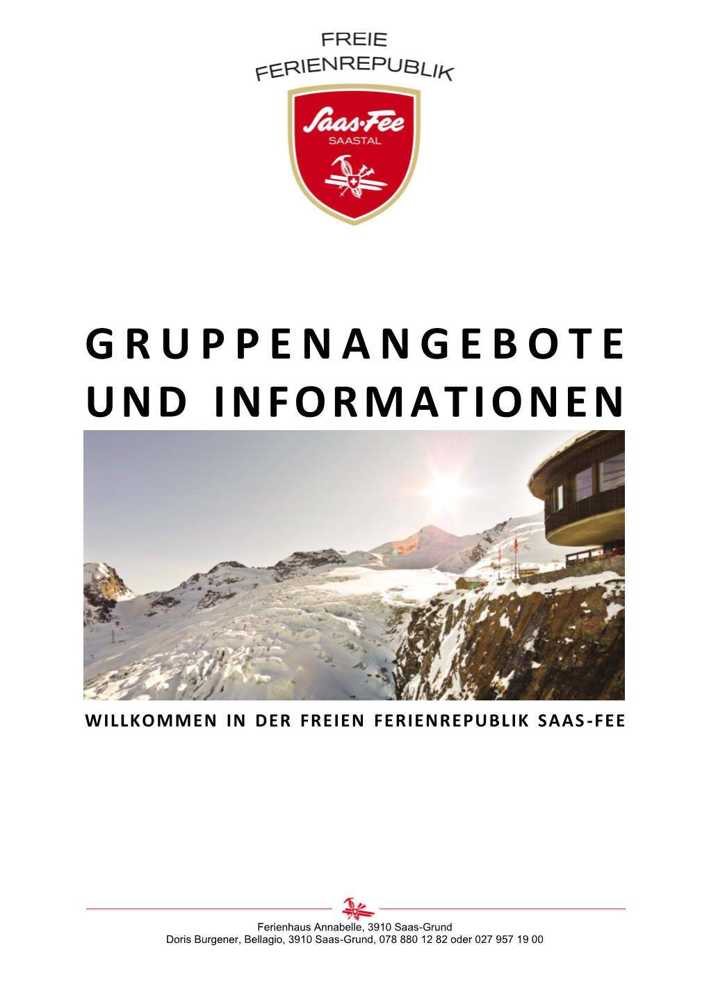 Gruppenangebote Und Informationen