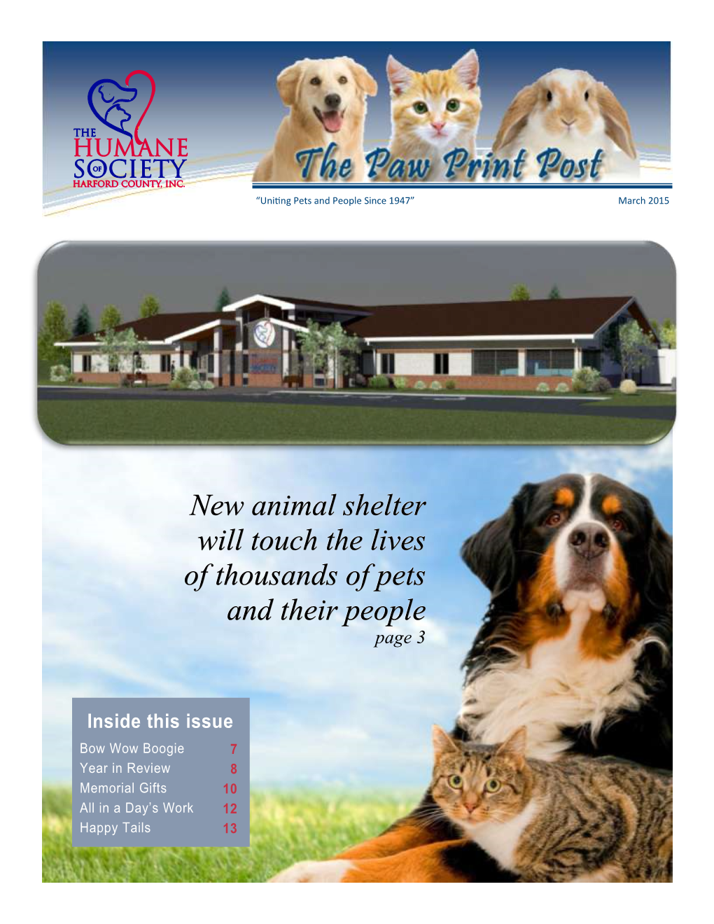 New Animal Shelter Will Touch the Lives of Thousands of Pets and Their People Page 3