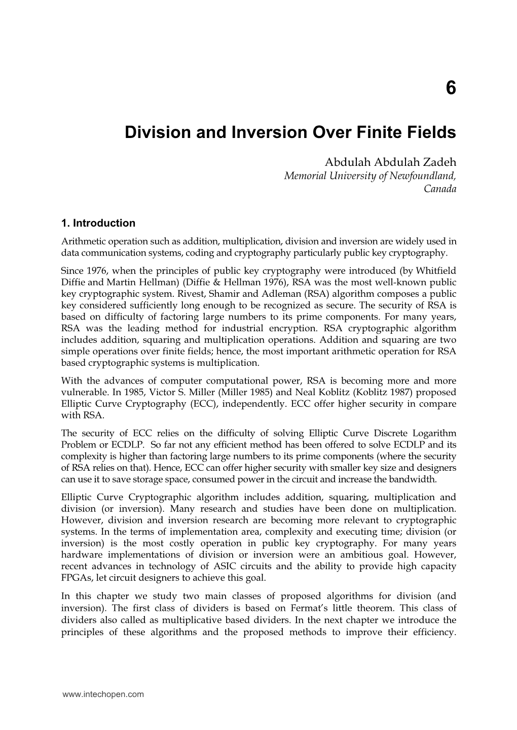 Division and Inversion Over Finite Fields