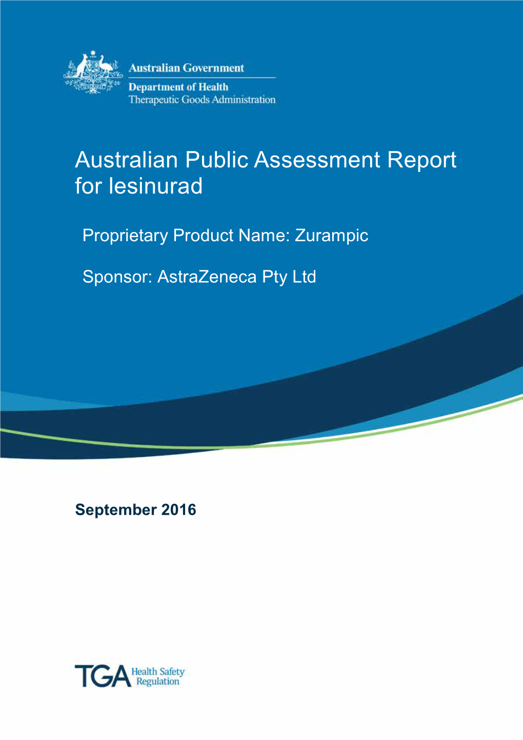 Australian Public Assessment Report for Lesinurad