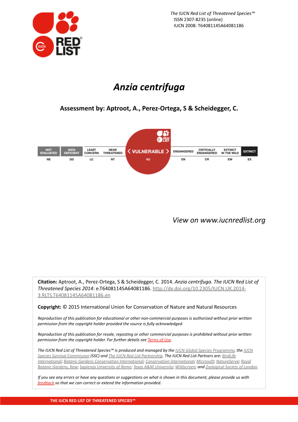 Anzia Centrifuga