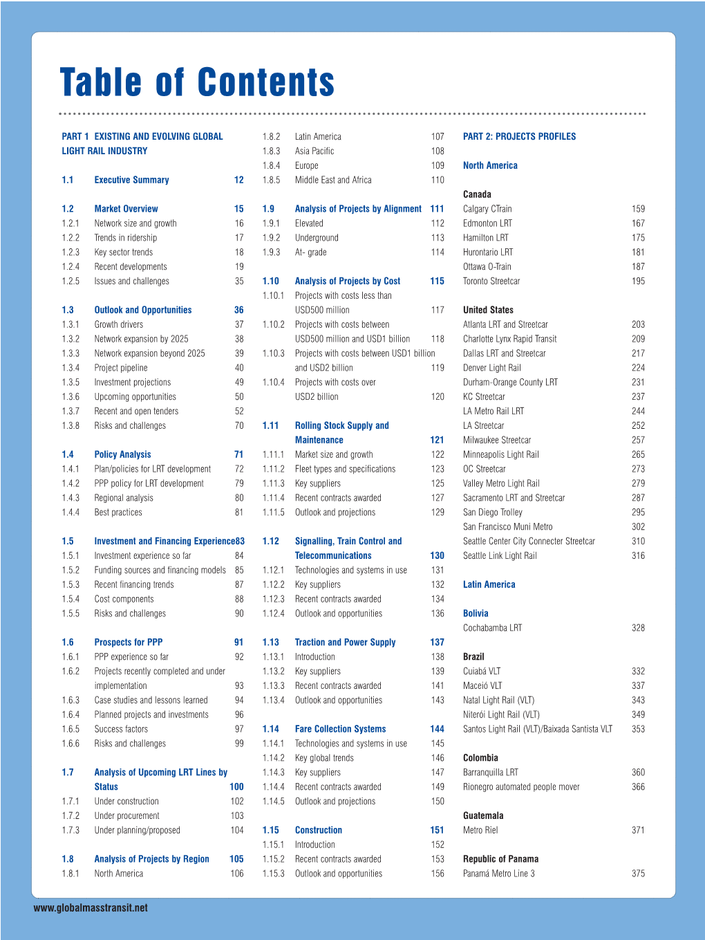 GMT Global Light Rail Projects Report Version 3.Qxp