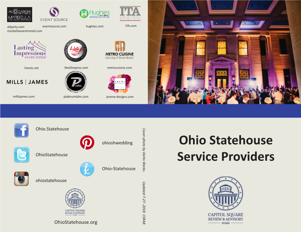 Ohio Statehouse Service Providers