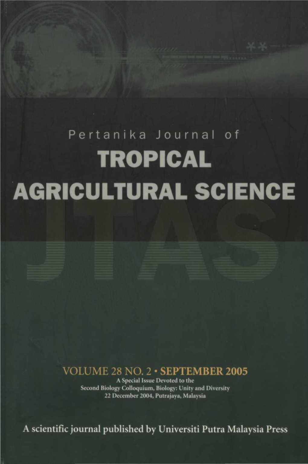 Tropical Agricultural Science