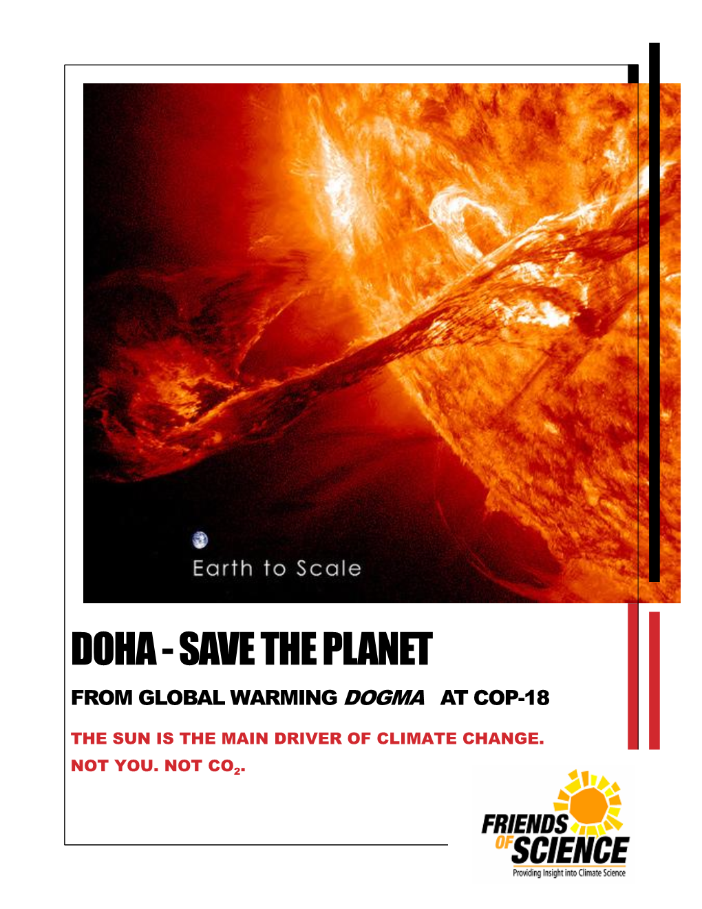 Doha - Save the Planet from Global Warming Dogma at Cop-18