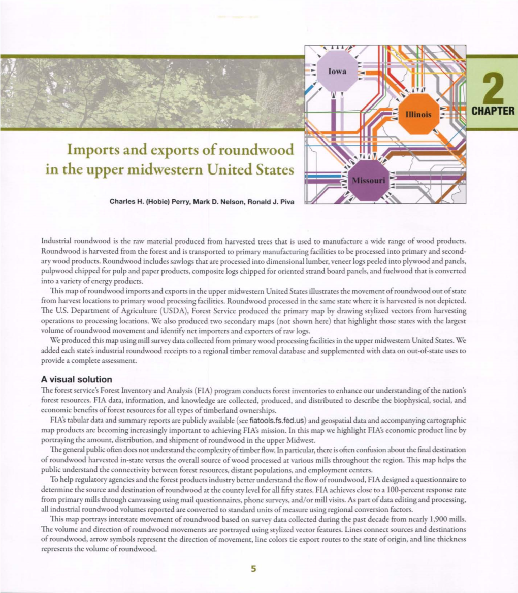 Imports and Exports Ofroundwood in the Upper Midwestern United States