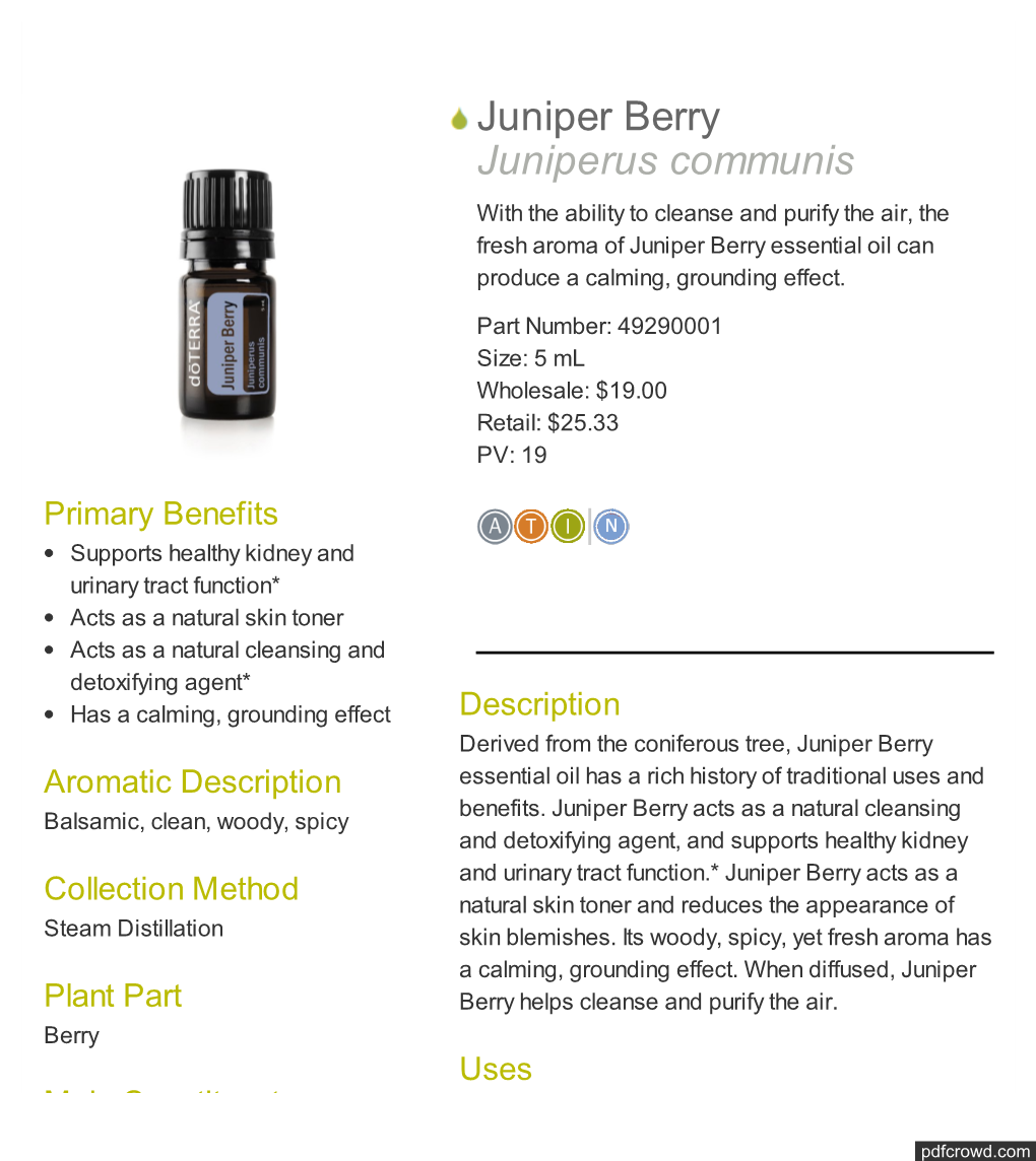 Juniper Berry