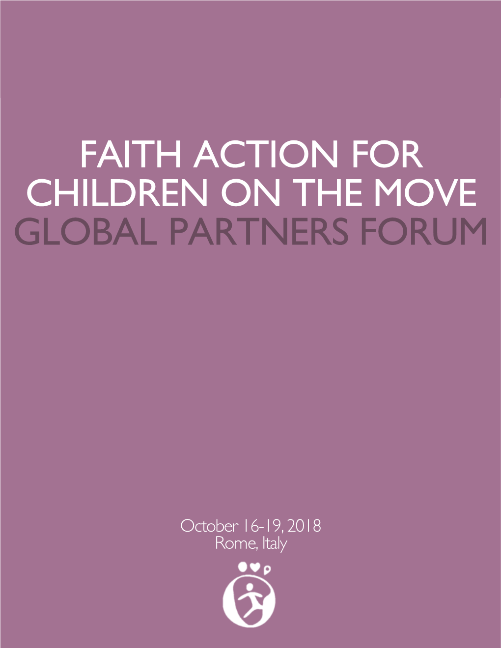 Faith Action for Children on the Move Global Partners Forum