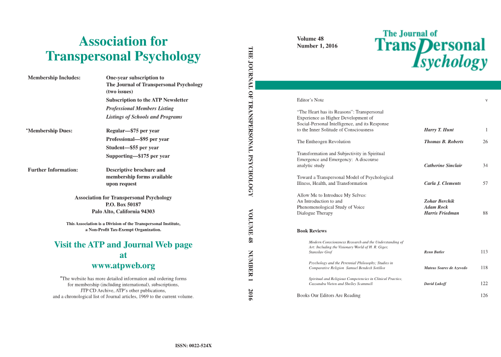 Association for Transpersonal Psychology