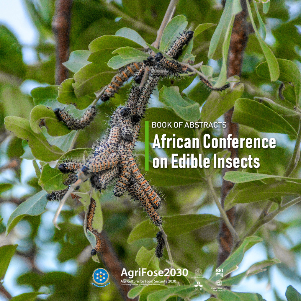 African Conference on Edible Insects | Agrifose