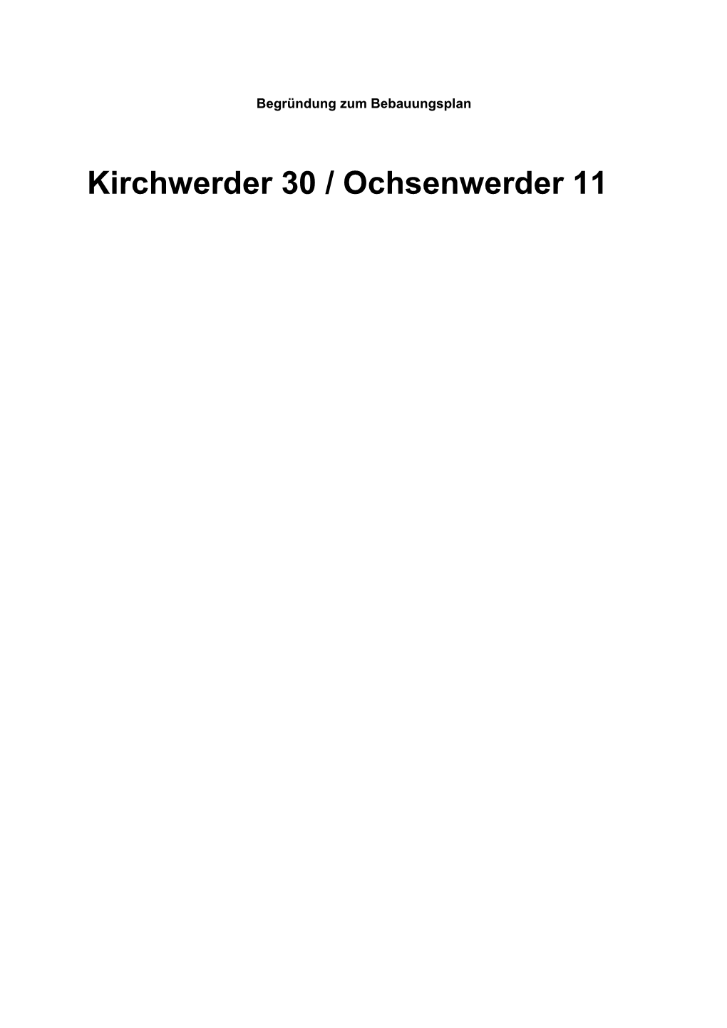Kirchwerder 30 / Ochsenwerder 11