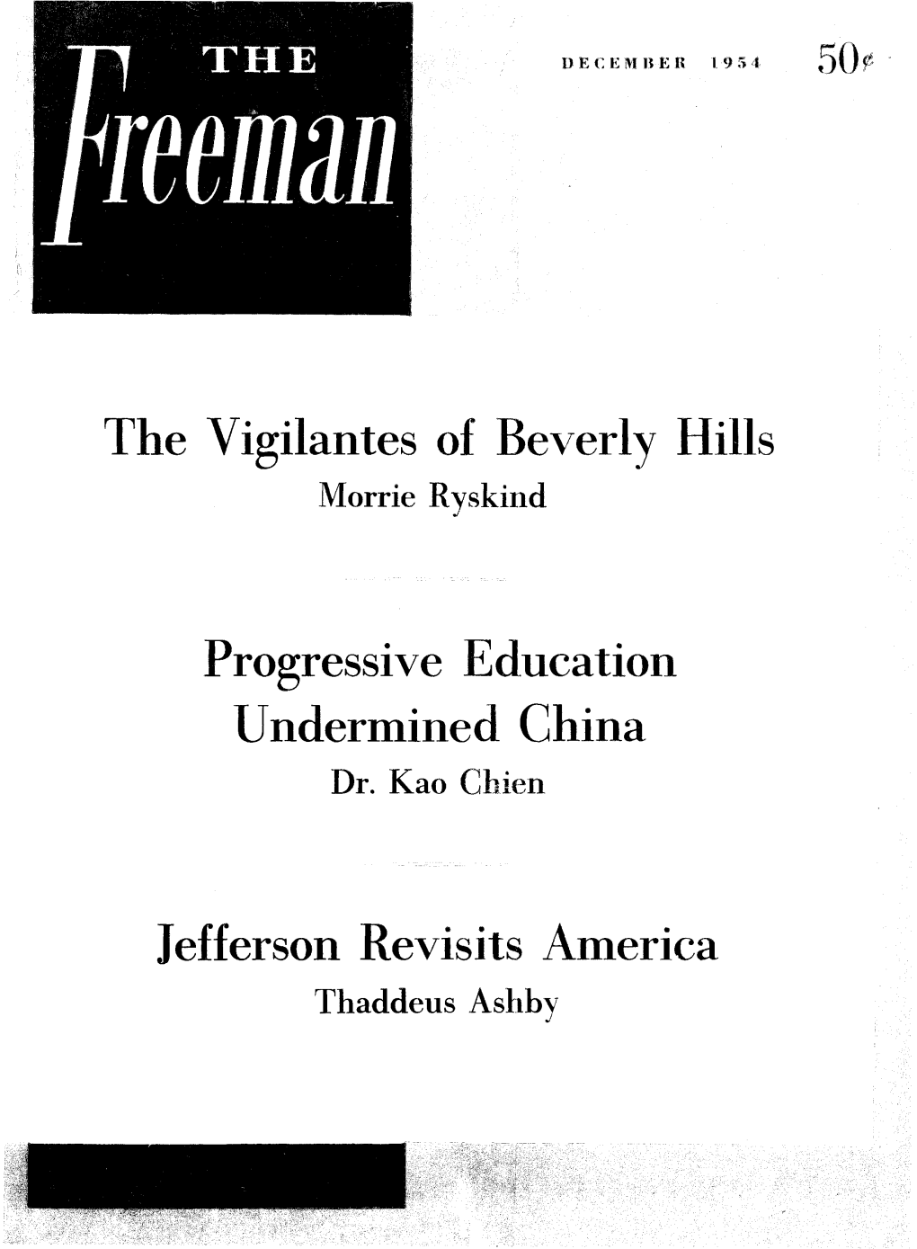 The Freeman December 1954