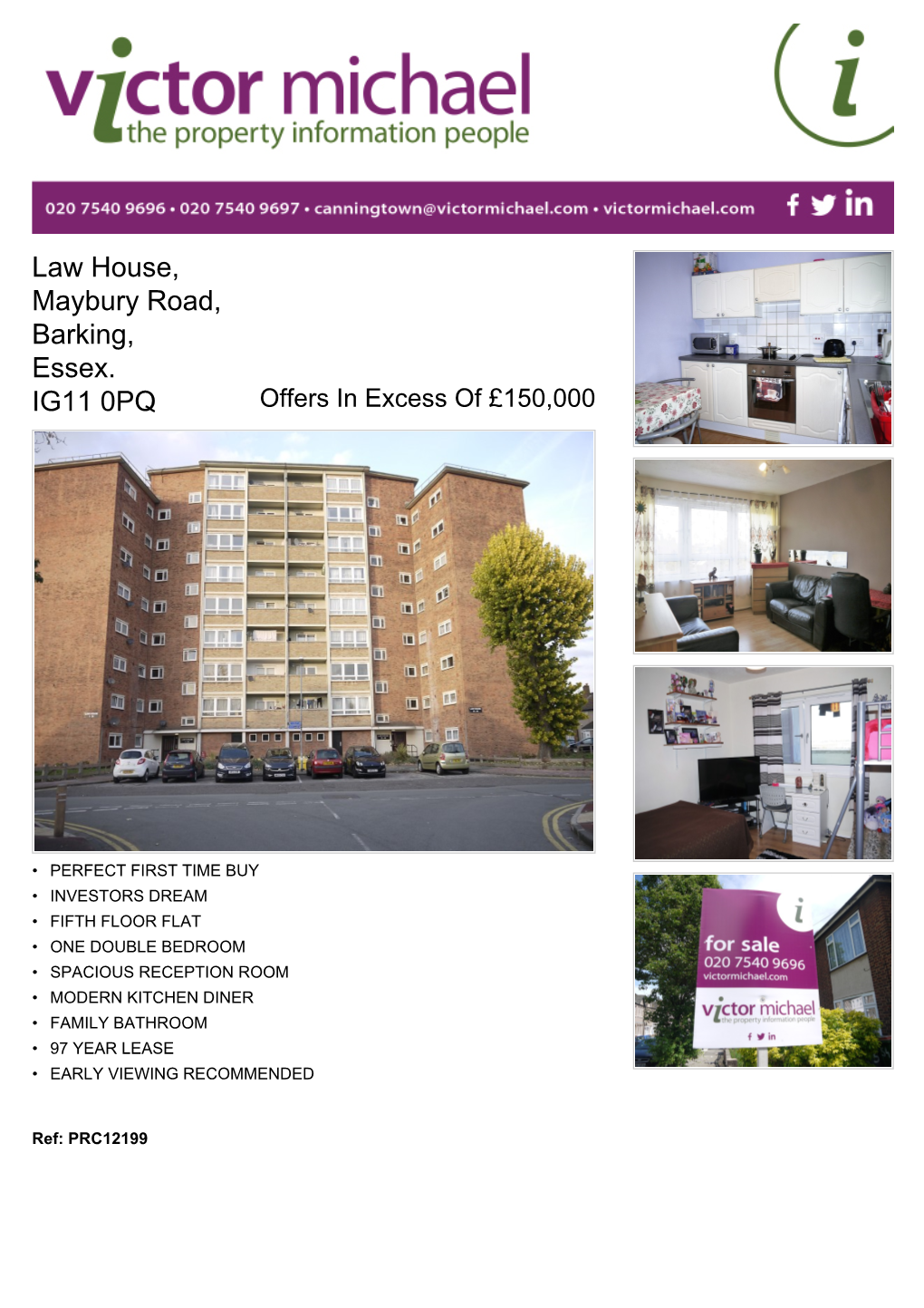 Law House, Maybury Road, Barking, Essex. IG11 0PQ Offers in Excess of £150,000