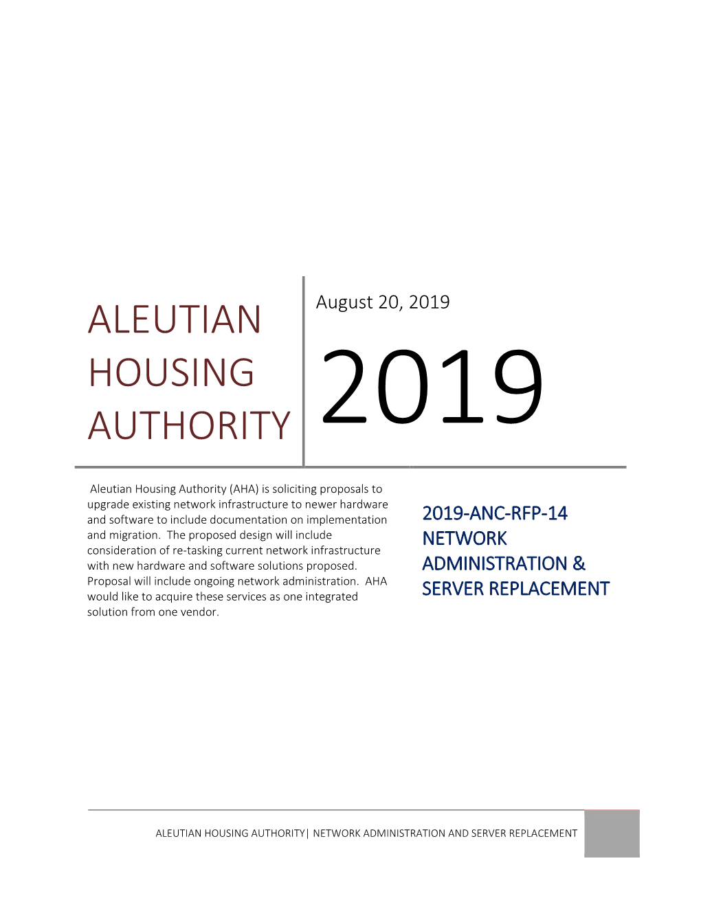 Aleutian Housing Authority