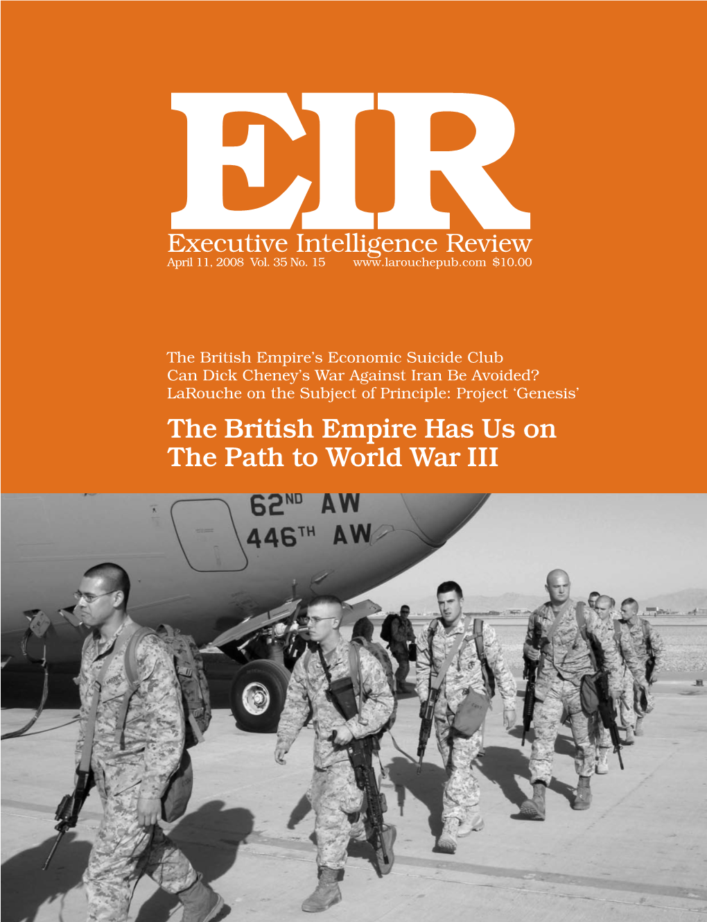 Executive Intelligence Review, Volume 35, Number 15, April 11