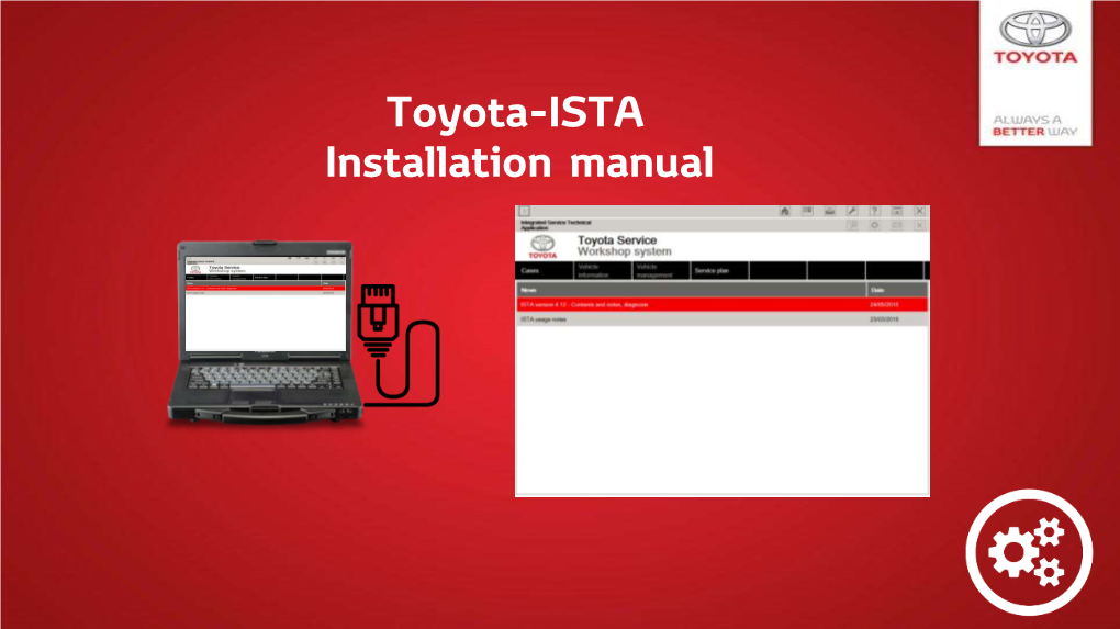 ISTA for Toyota Installation Manual