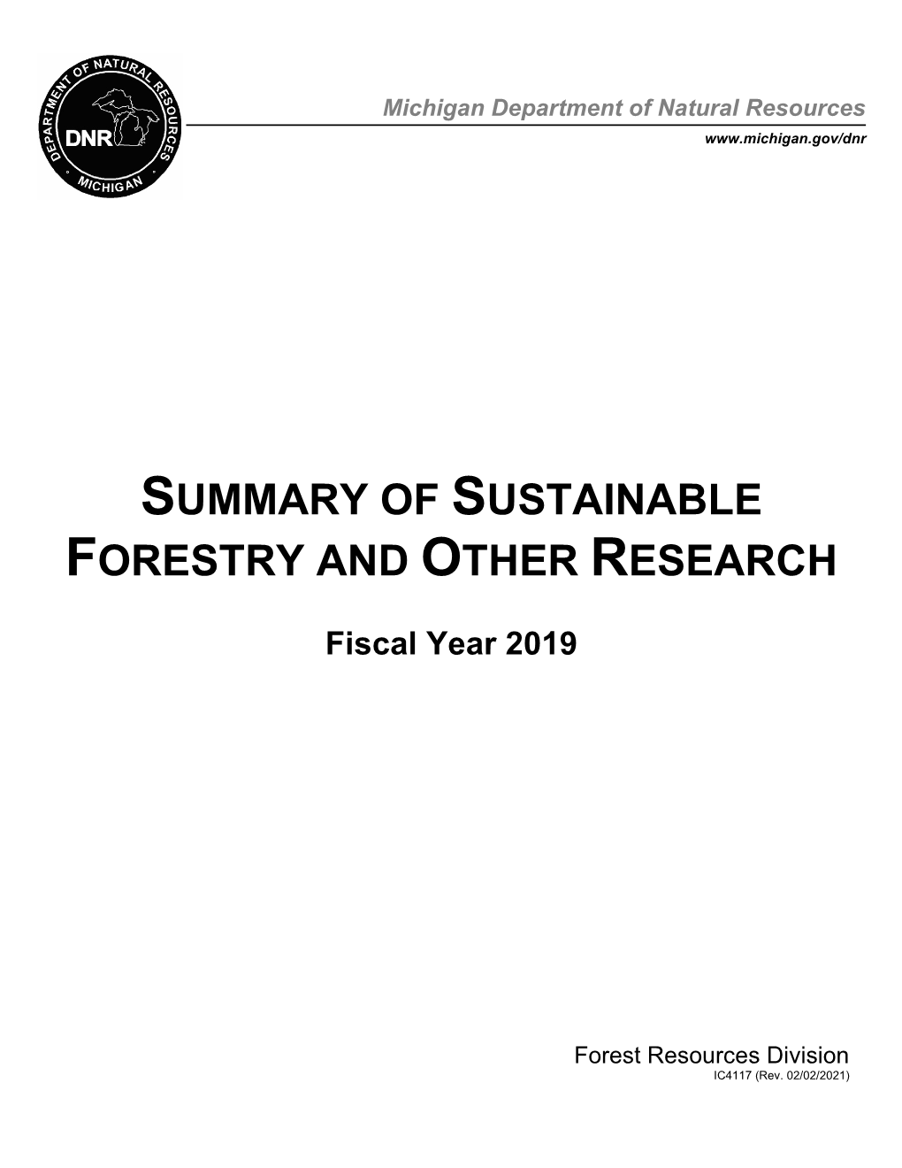 Sustainable Forestry Research