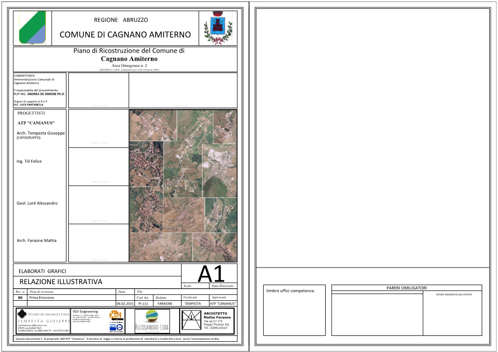 RELAZIONE ILLUSTRATIVA Scala A1data Emissione PARERI OBBLIGATORI Rev