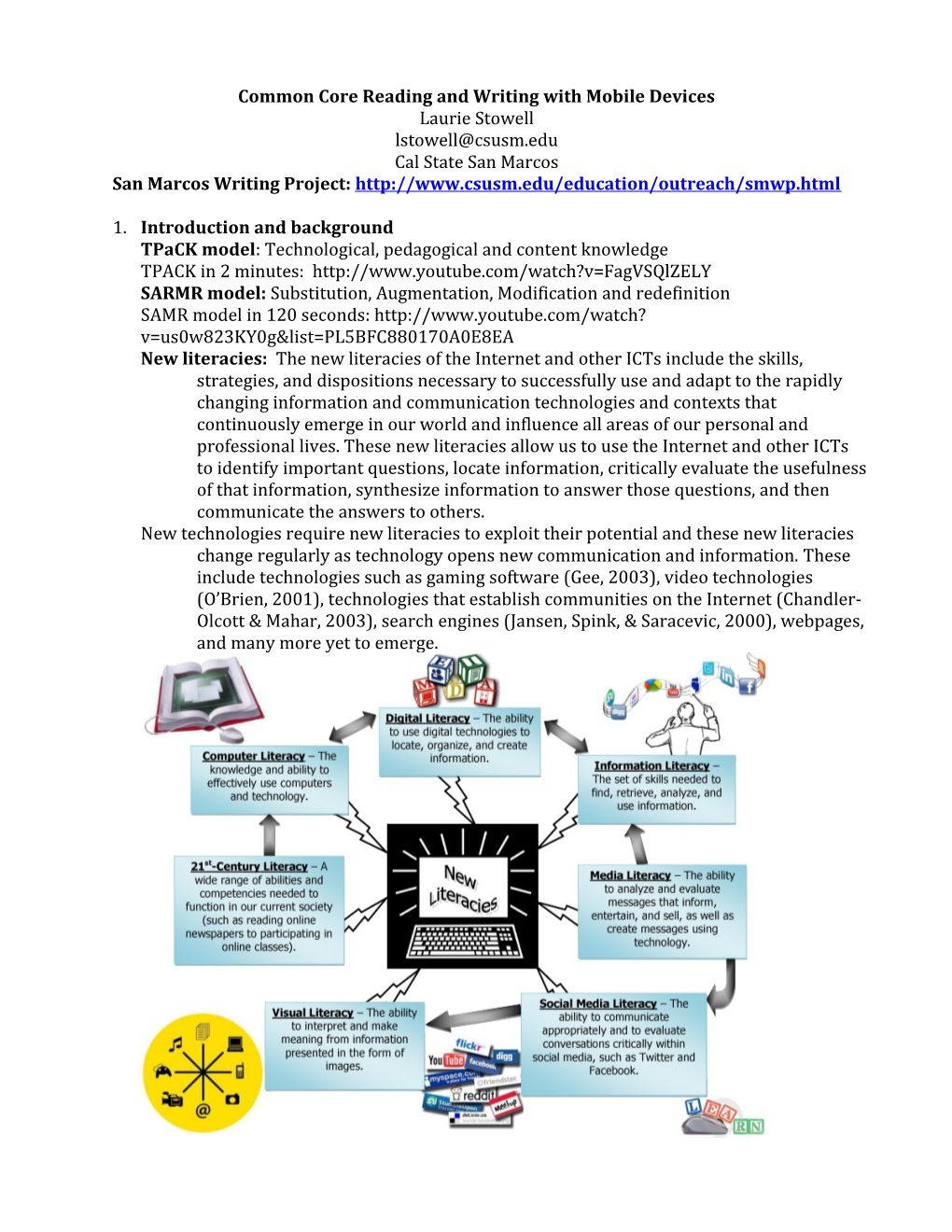 Common Core Reading and Writing with Mobile Devices