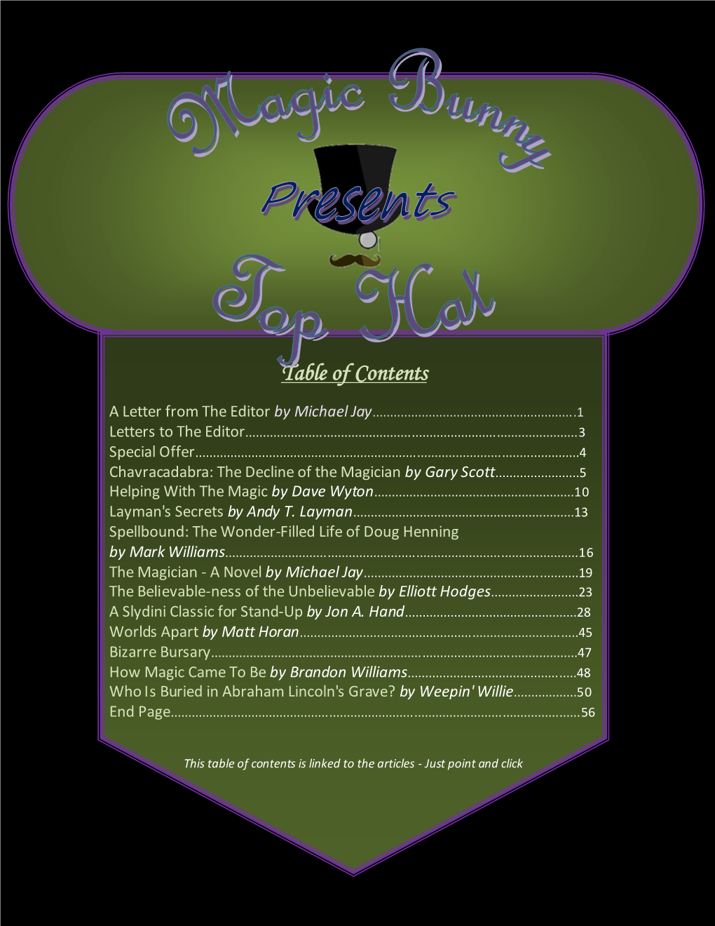 Table of Contents