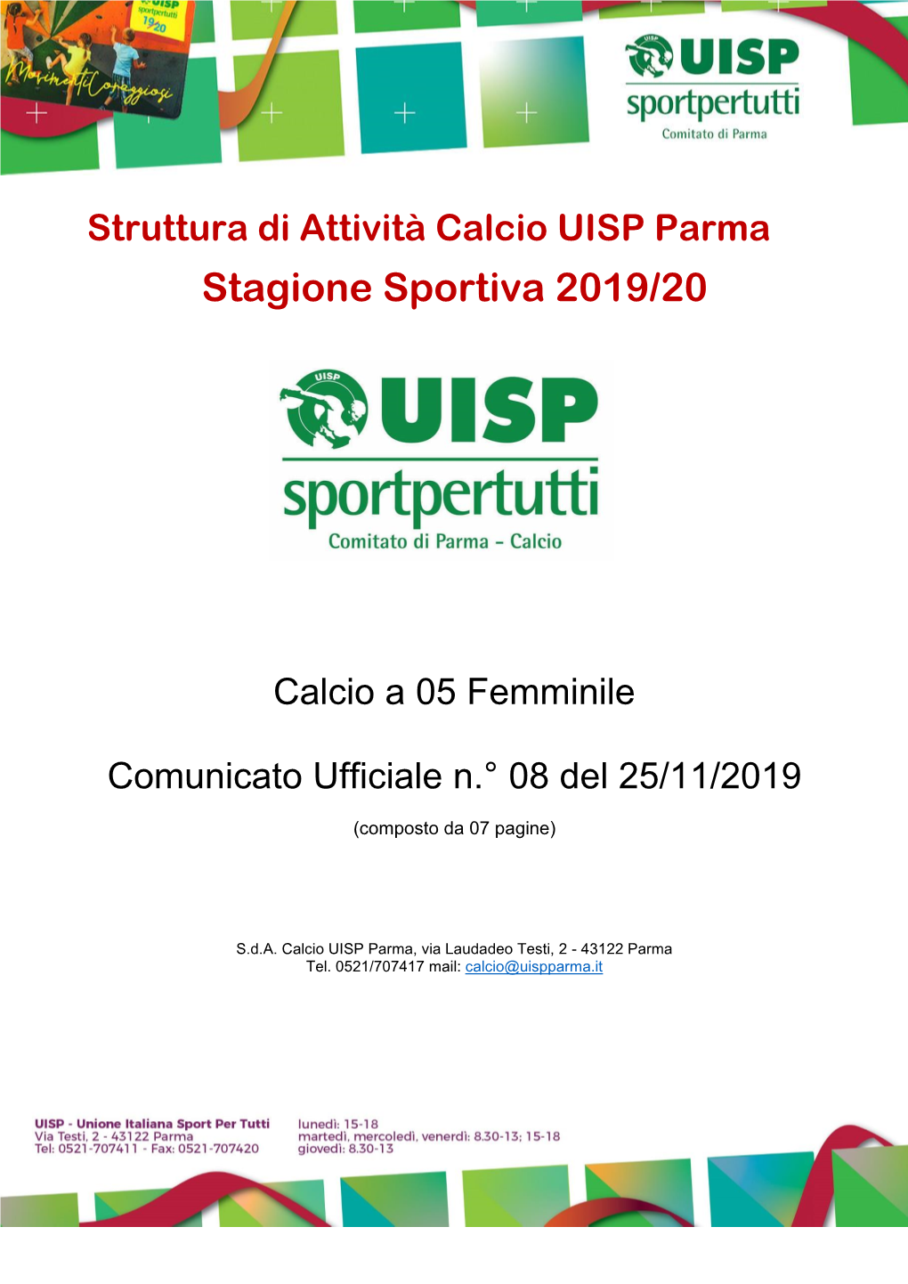 Stagione Sportiva 2019/20
