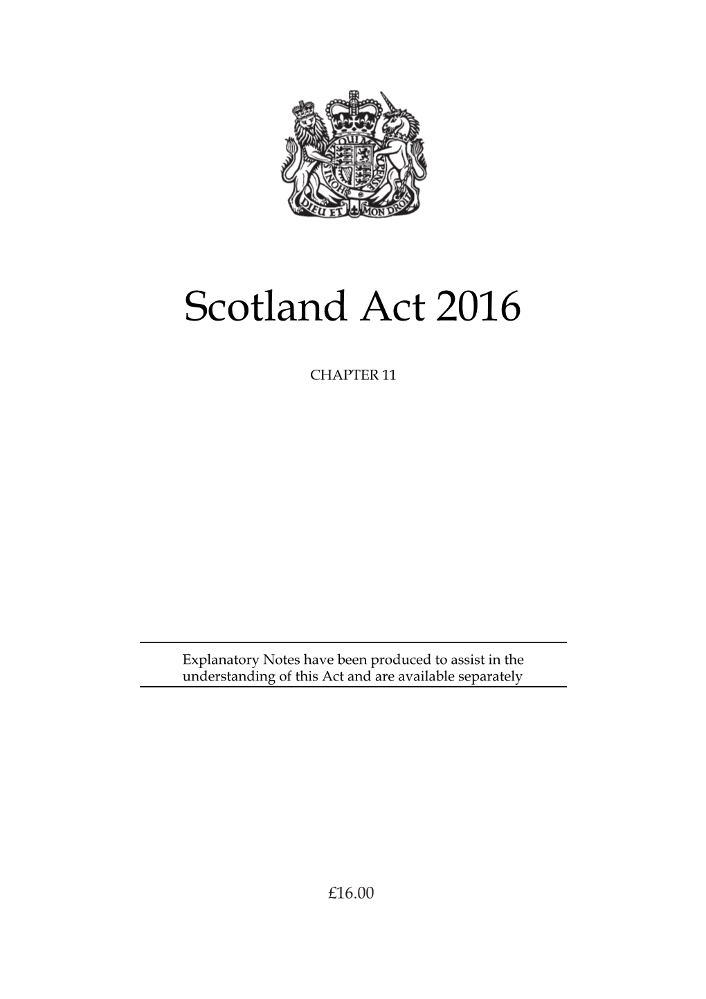 Scotland Act 2016