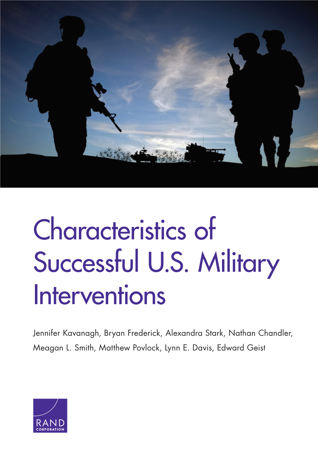 Characteristics of Successful U.S. Military Interventions