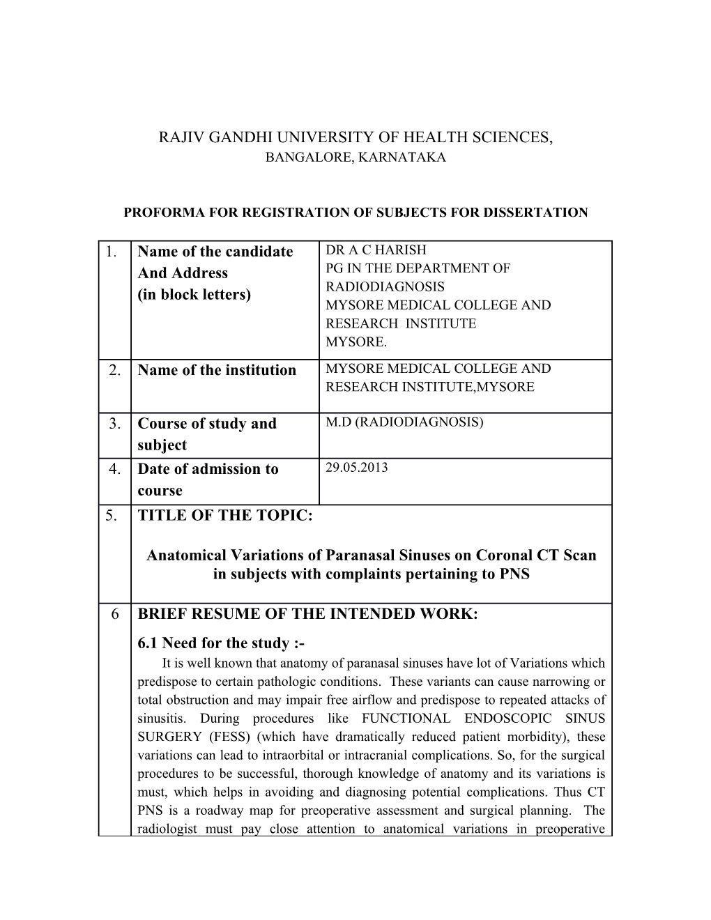 Rajiv Gandhi University of Health Sciences s127