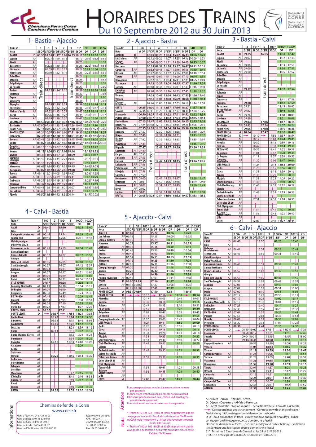 Horaires Des Trains