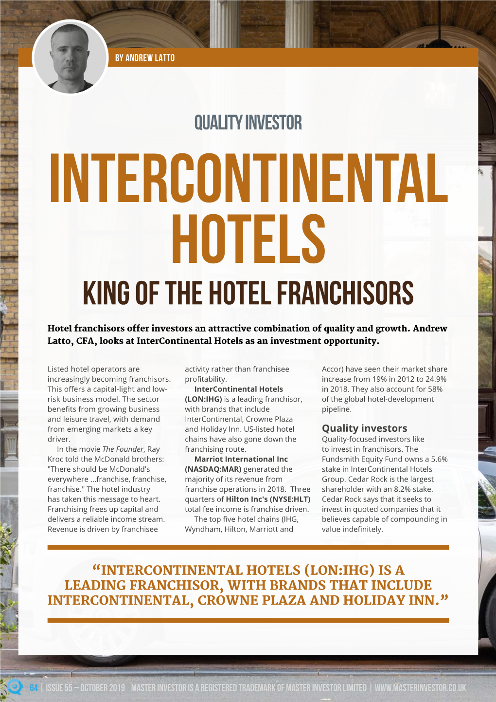 King of the Hotel Franchisors