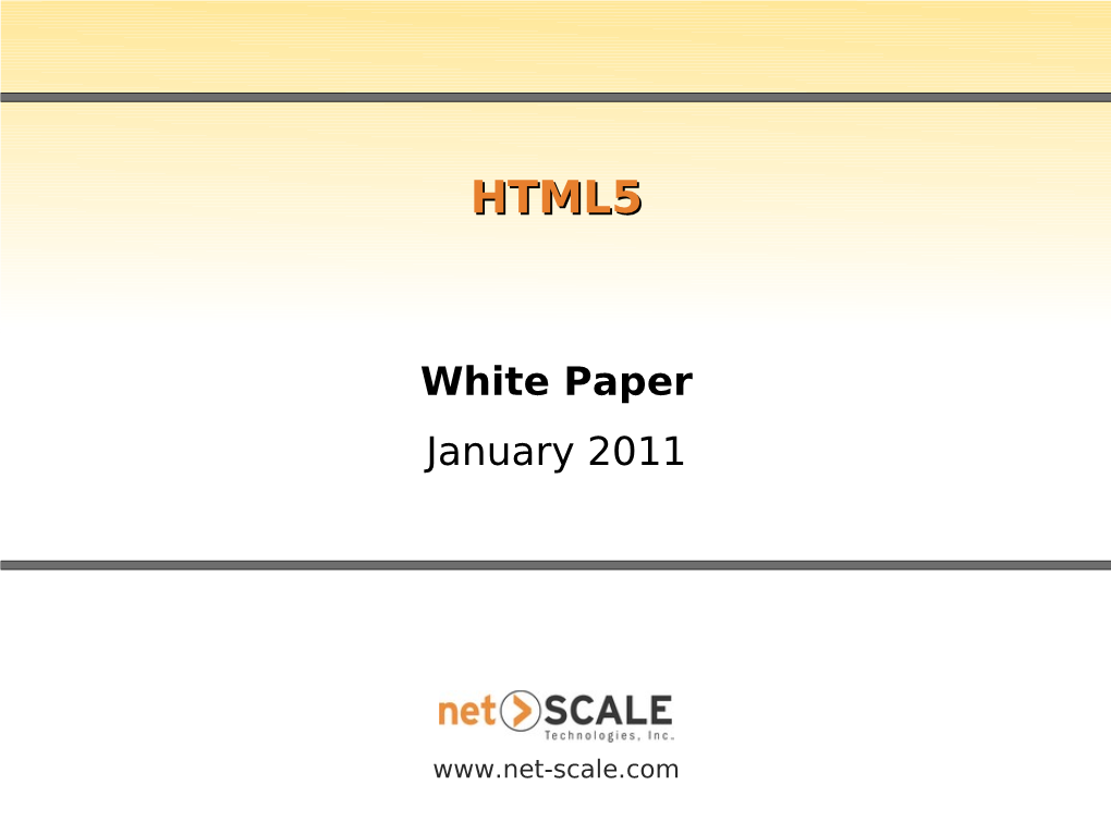 White Paper January 2011