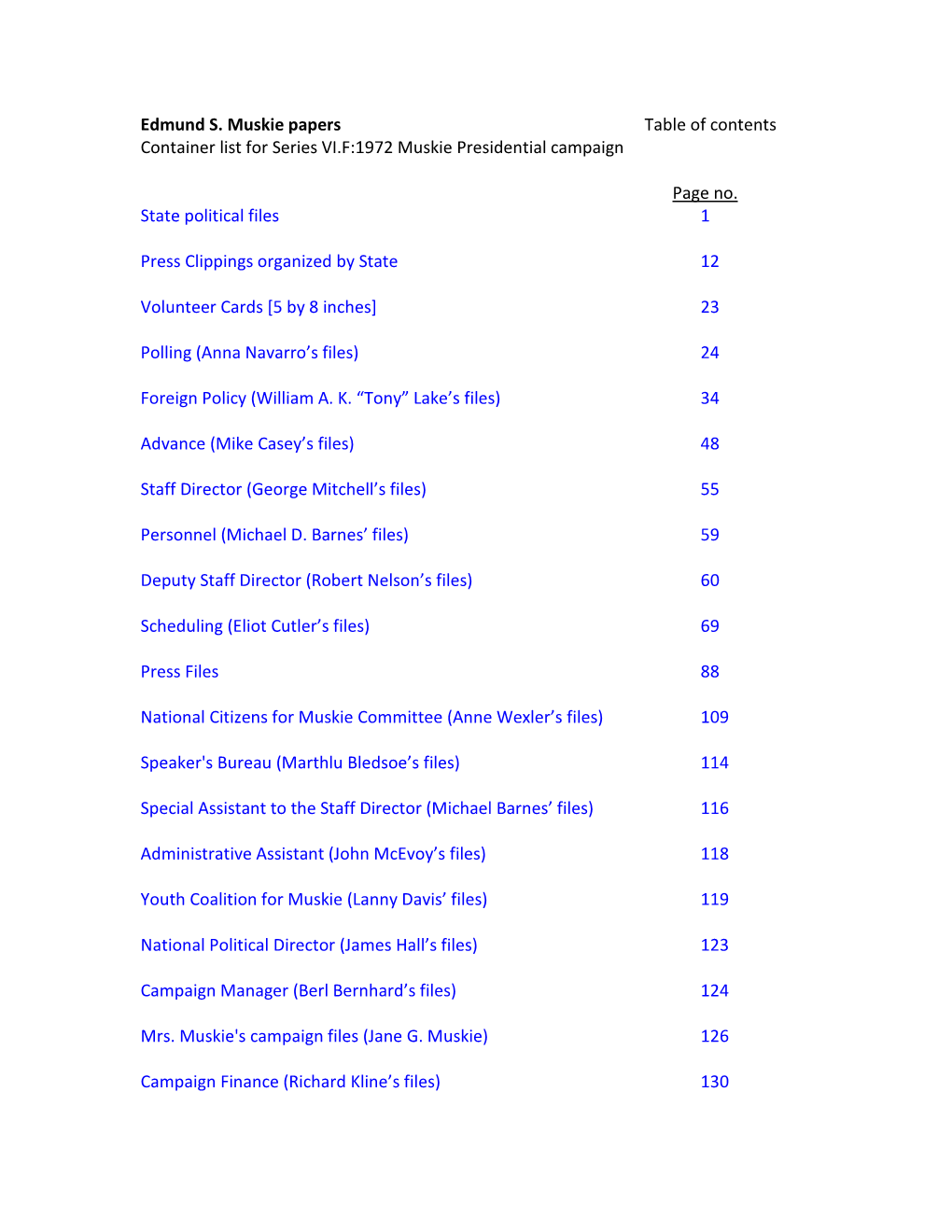 State Political Files 1