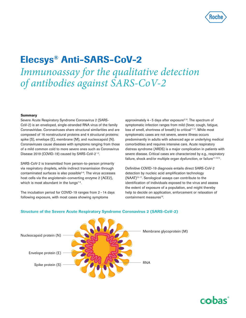 Elecsys® Anti-SARS-Cov-2 Immunoassay for the Qualitative Detection of Antibodies Against SARS-Cov-2